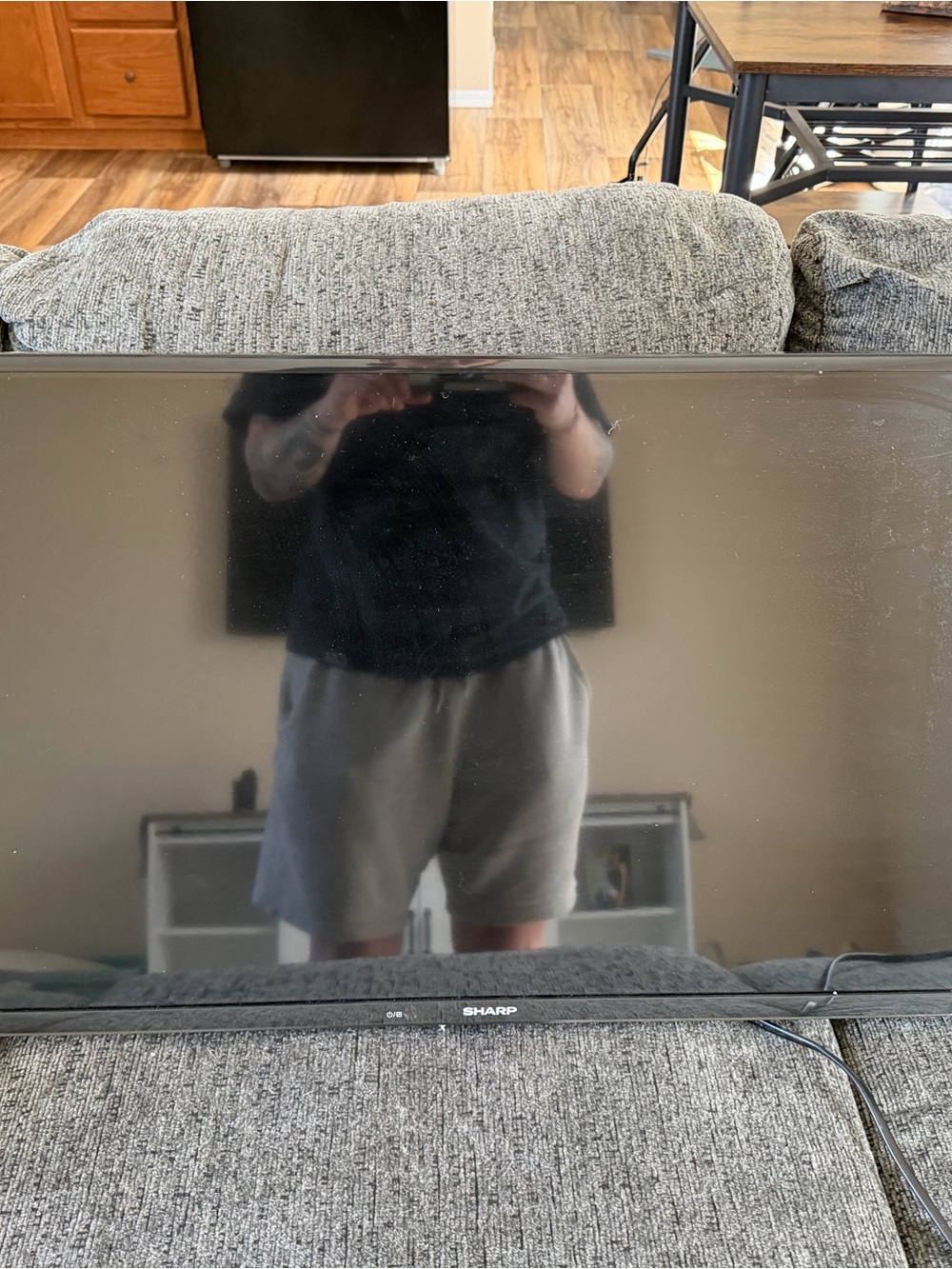 Sharp Flat Screen TV - Black